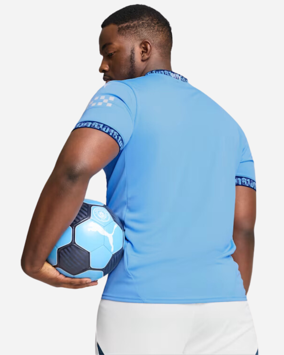 Maillot Domicile Manchester City - Bleu/Blanc