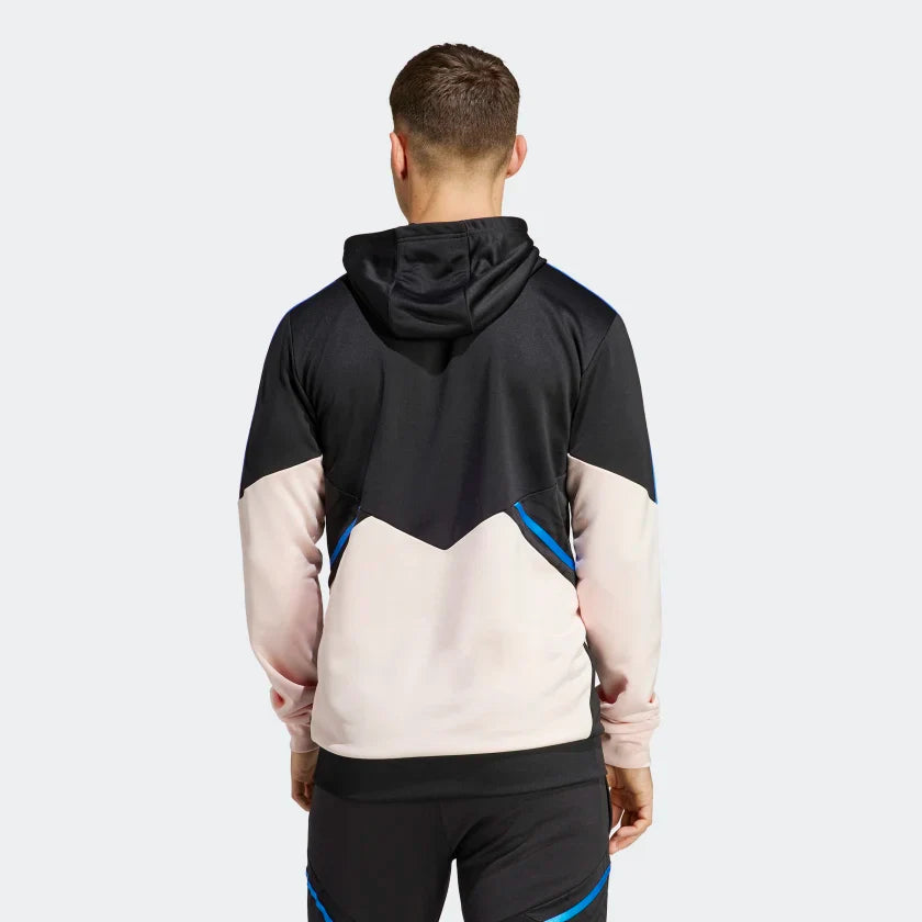 Sweat à capuche Manchester United Condivo - Noir/Bleu/Beige