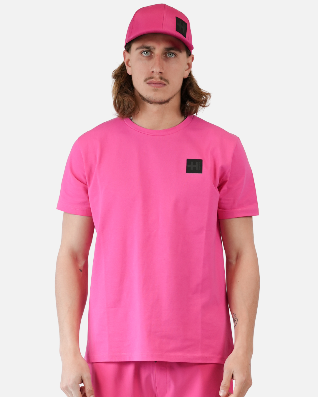 T-shirt Helvetica Quintana - Rose
