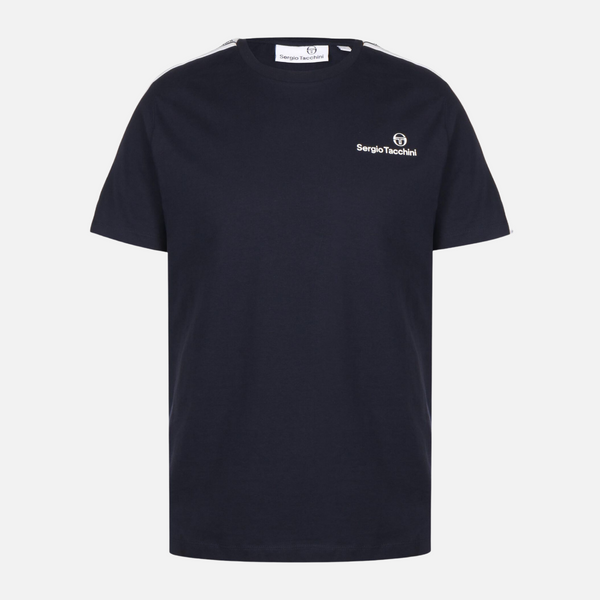 T-shirt Sergio Tacchini Nastro - Bleu/Blanc