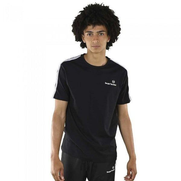 T-shirt Sergio Tacchini Nastro- Noir/Blanc