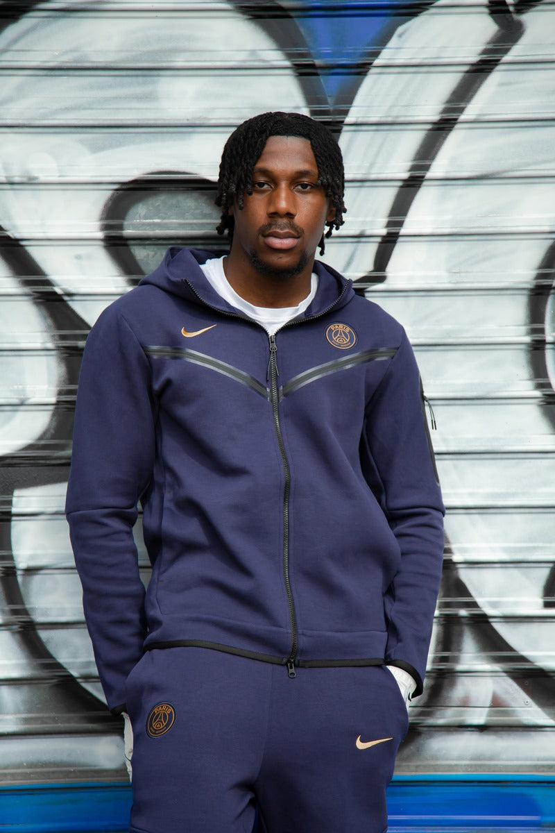 Veste PSG Tech fleece - Bleu/Or